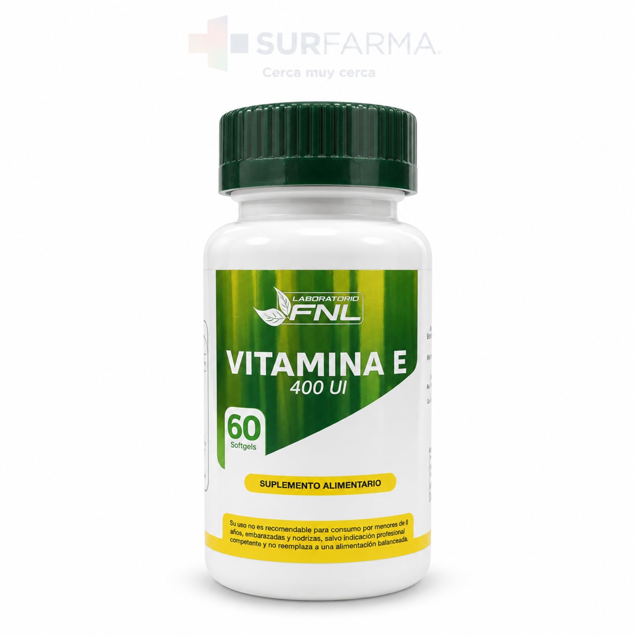Vitamina E 400 UI 60 cáps. Fnl